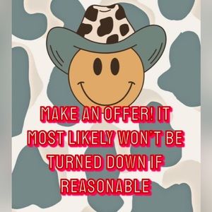 Reasonable offers accepted